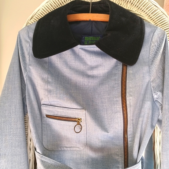 RARE, RARE 1970S "MICMAC, ST. TROPEZ" ALL WEATHER JACKET! EUC! - Picture 16 of 16